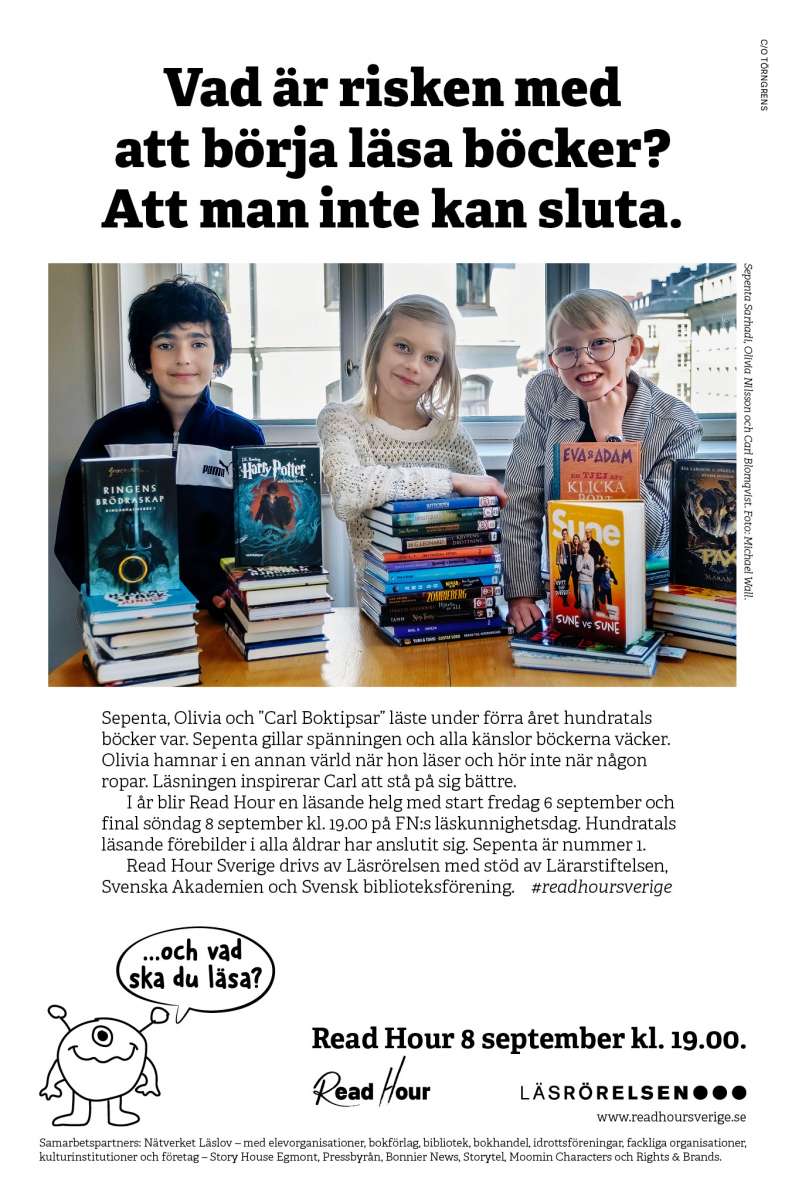 Vad är risken med att läsa böcker?